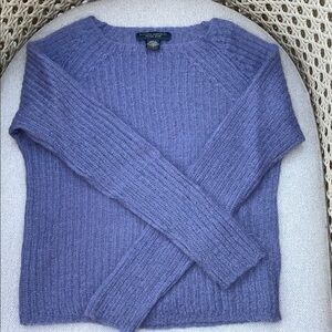 Banana Republic Lavender Mohair Crew Neck Sweater